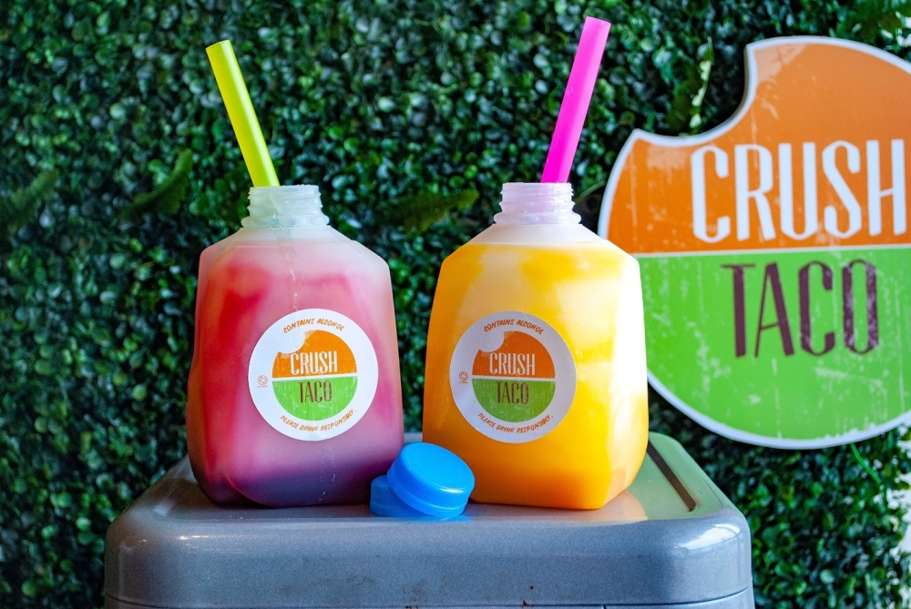 Crush Taco margaritas for cinco de mayo, tacos in frisco