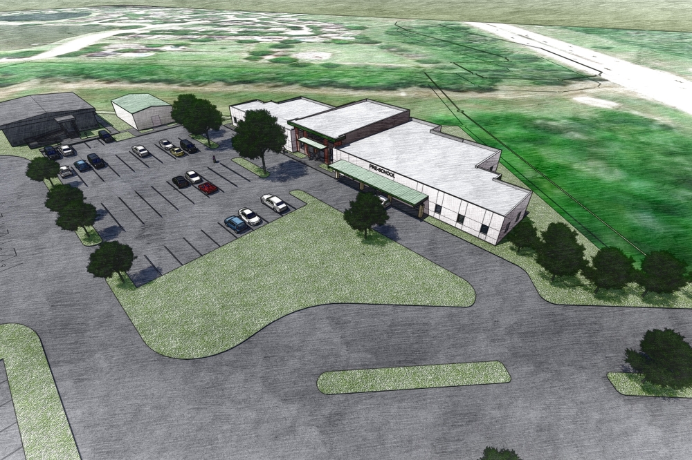 The organization launched a campaign last fall to fundraise $5.6 million to construct a 14,000-square-foot facility on the church’s property. (Rendering courtesy Fort Bend Care Center)