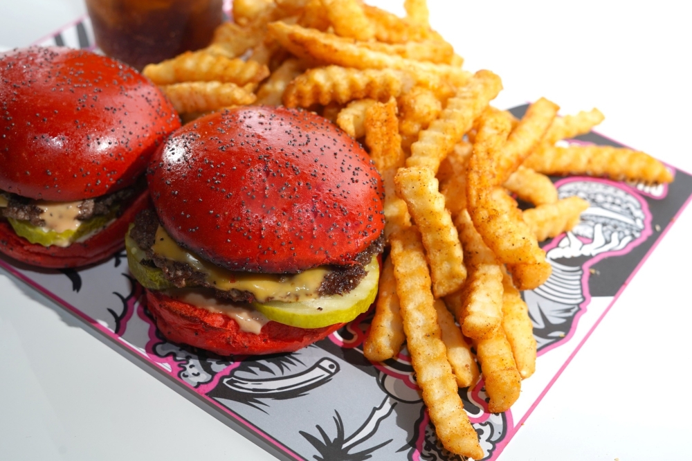 The menu features new slider combos presented on bright red buns. (Courtesy BunSlut)