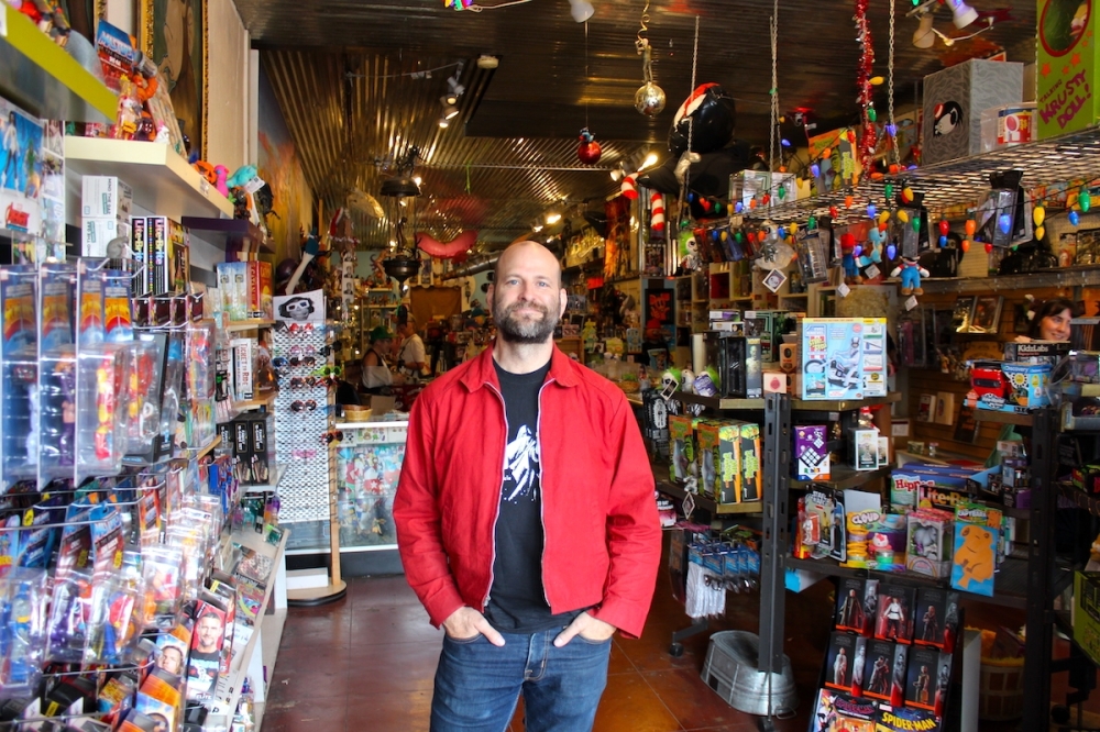 Brandon Hodge owns Monkey See, Monkey Do!. (Sarah Hernandez/Community Impact)