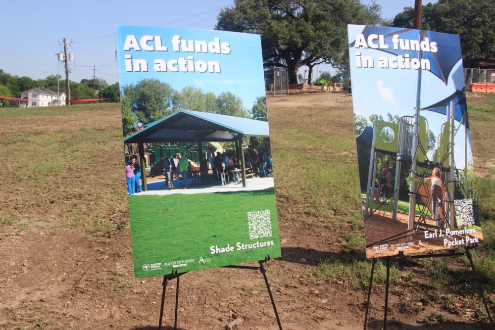 Funding from ACL Fest has supported millions of dollars of Austin park improvements over two decades. (Ben Thompson/Community Impact)
