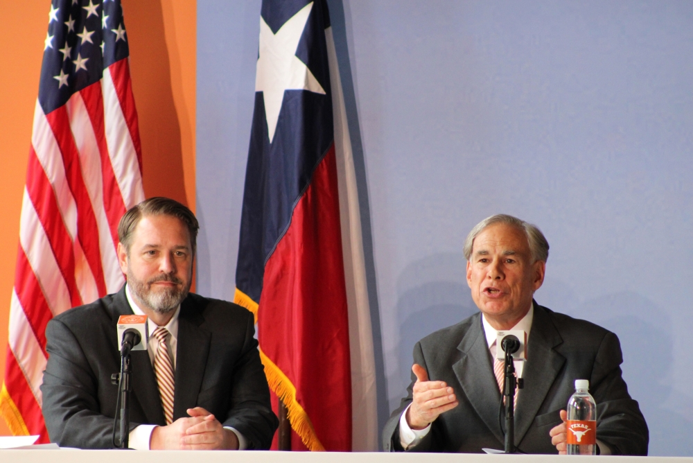 Gov. Greg Abbott said the University of Texas is prepared to educate the next generation on the defining issues of the next few decades, includingartificial intelligence, space and semiconductors. (Anna Maness/Community Impact)
