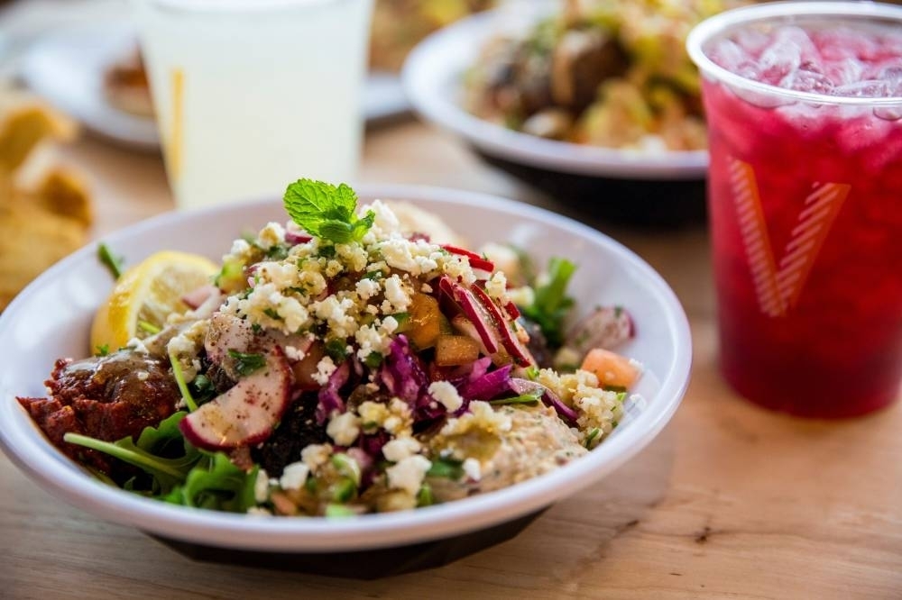 The Mediterranean fast-casual restaurant serves rice and grain bowls that customers can customize. (Courtesy Cava)