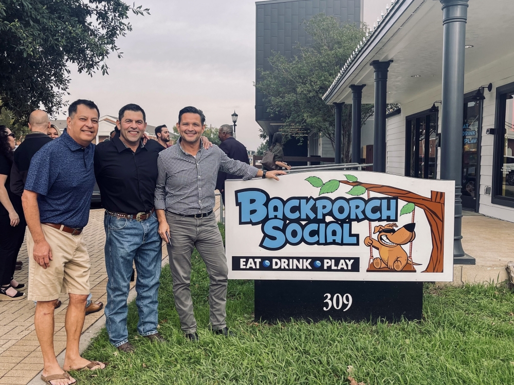 Backporch Social is owned by Mingo Hernandez, Johnny Ontiveros and David Solis. (Courtesy Backporch Social)