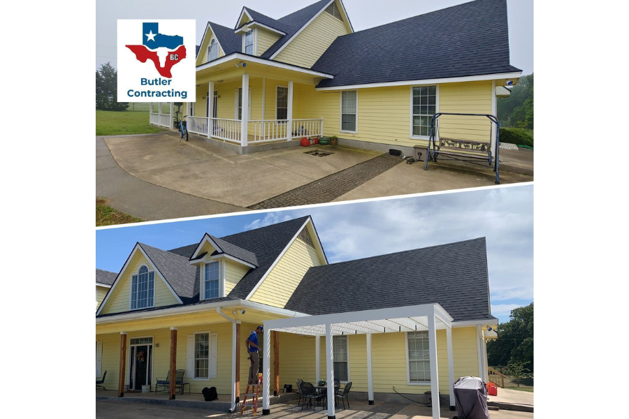Home construction by contractor in Bastrop