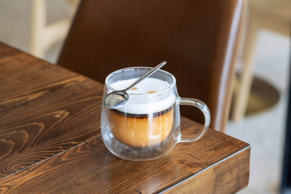 The Moroccan cortado is one of Coco Crepes & Coffee's specialty coffee beverages. (Courtesy Coco Crepes & Coffee)