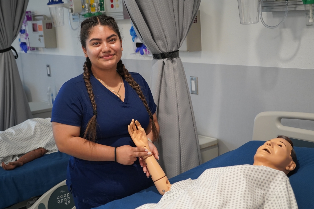 Student in Georgetown ISD CTE program