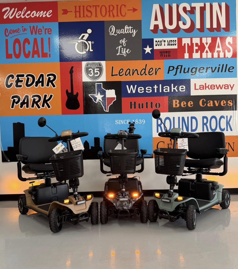 The business offers a range of products including powered chairs, mobility scooters, transport chairs and more. (Courtesy Mobility City)