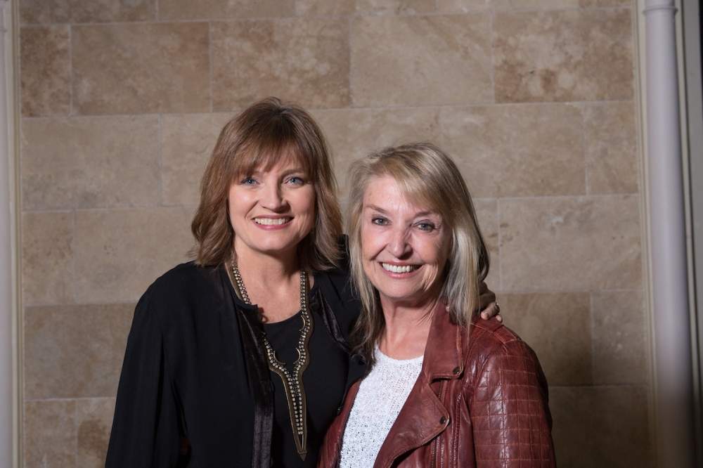 Christine Albert (left) and Gaea Logan founded Swan Songs in 2005. (Photo by Carrell Grigsby, courtesy of Swan Songs)