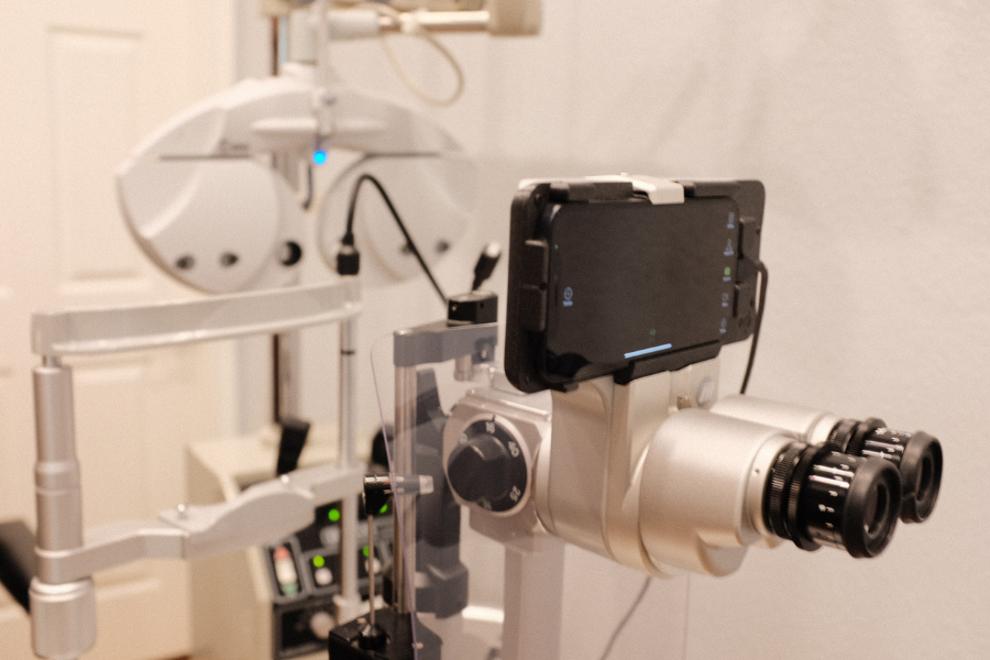 Technology at eye doctor in Pflugerville