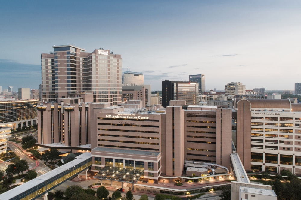 MD Anderson Cancer Center in the Texas Medical Center is located at 1515 Holcombe Blvd., Houston. (Courtesy MD Anderson Cancer Center)