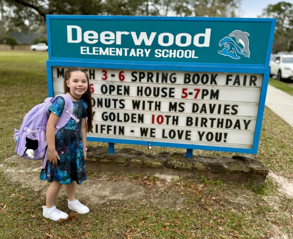Child at top public school in Houston