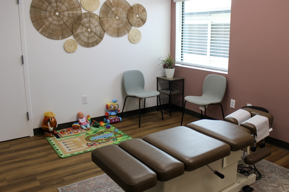BirthCo. Chiropractic + Wellness offers various chiropractic and message services, and also offers a children's space for guests if needed. (Elisabeth Jimenez/Community Impact)