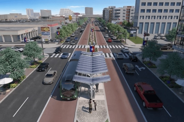 The VIA Advanced Rapid Transit system will be similar to a light rail. (Courtesy VIA)