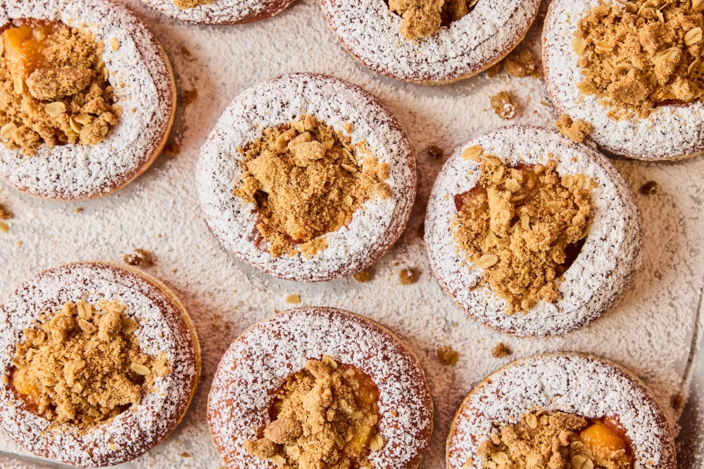 The Salty serves a variety of seasonal flavors including Brown Sugar Peach Cobbler. (Courtesy The Salty)