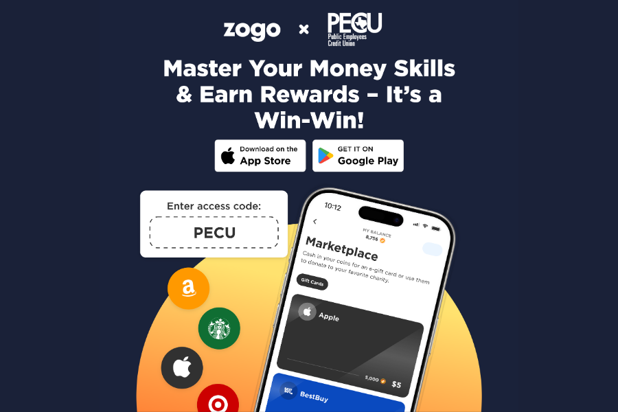 Free financial education app flyer