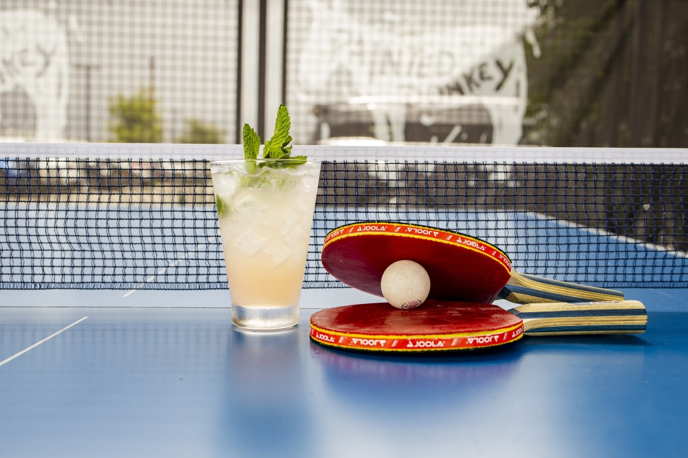 Drop Shot HTX offers 10 signature pickleball-themed cocktails. (Courtesy Abante Photography)