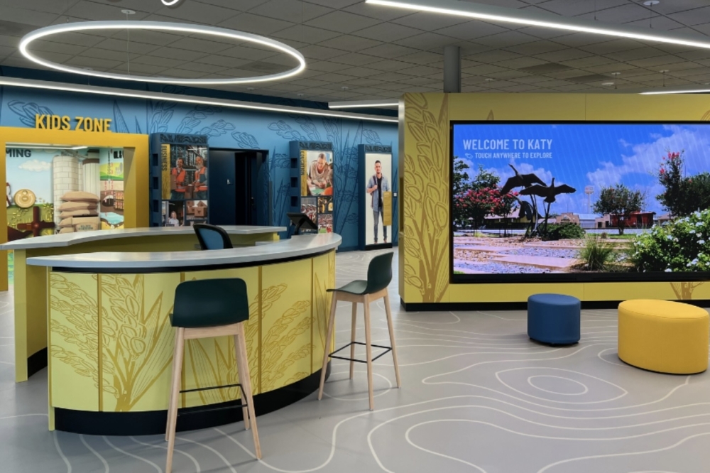 The Katy Visitors Center offers resources to learn about the city's history through interactive exhibits. (Courtesy city of Katy)