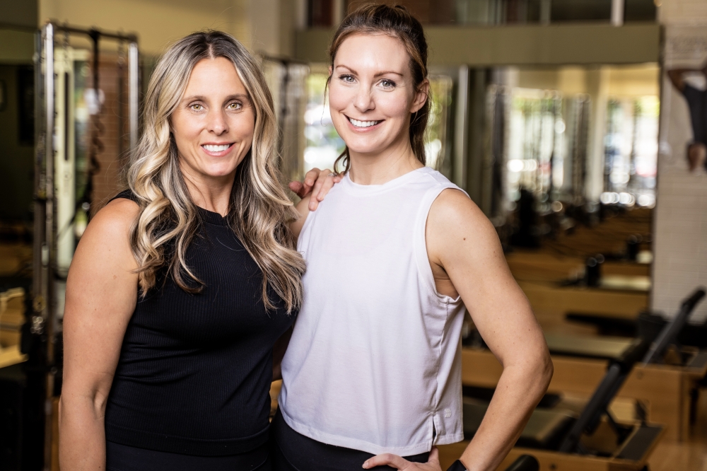 Breathe Pilates Studio co-owners Katie Page and Laura Meitzen became owners in 2022. (Courtesy Breathe Pilates Studio)