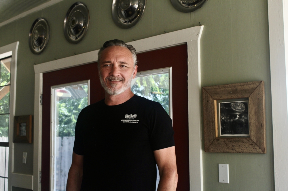 Troy Streuer opened Pocket’s Grille in 1996, they are celebrating 29 years of business in September. (Katlynn Fox Community Impact)