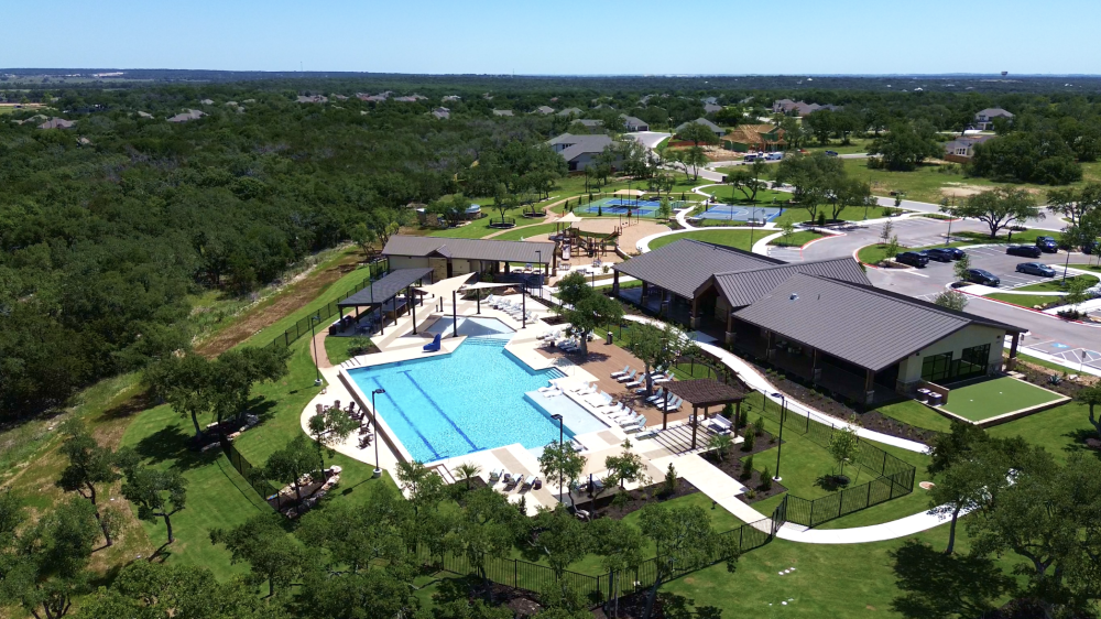 Photo of amenity center at master-planned community in Georgetown