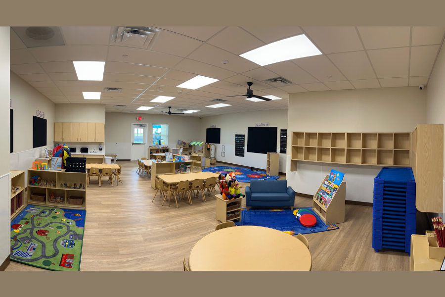 Classroom at preschool in Princeton Tx