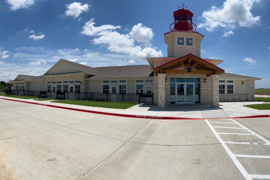 Building of preschool that prioritizes safety in Princeton Tx