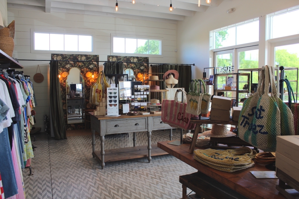 The Mercantile at Mill + Grain sells clothing, accessories, candles, home decor, gifts and more. (Sarah Hernandez/Community Impact)