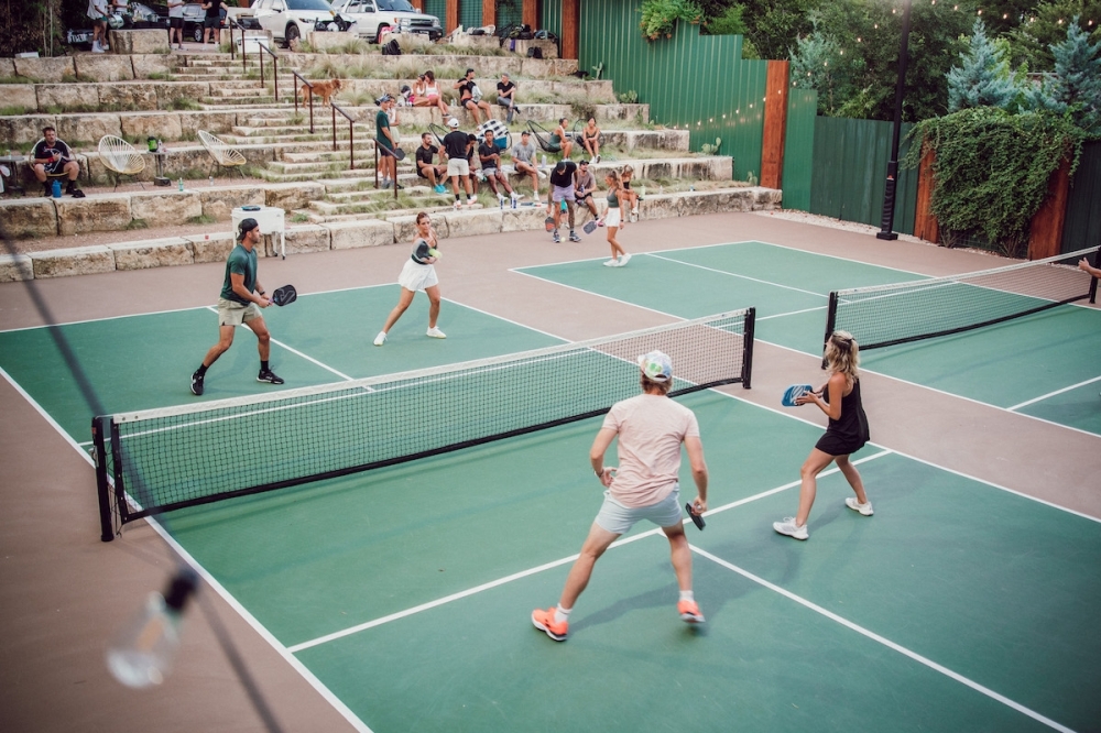 Rush will offer multiple pickleball and padel courts. (Courtesy Rush)