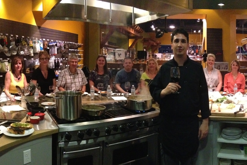 The business offered kitchen supplies as well as cooking classes and camps. (Courtesy Faraday’s Kitchen Store)