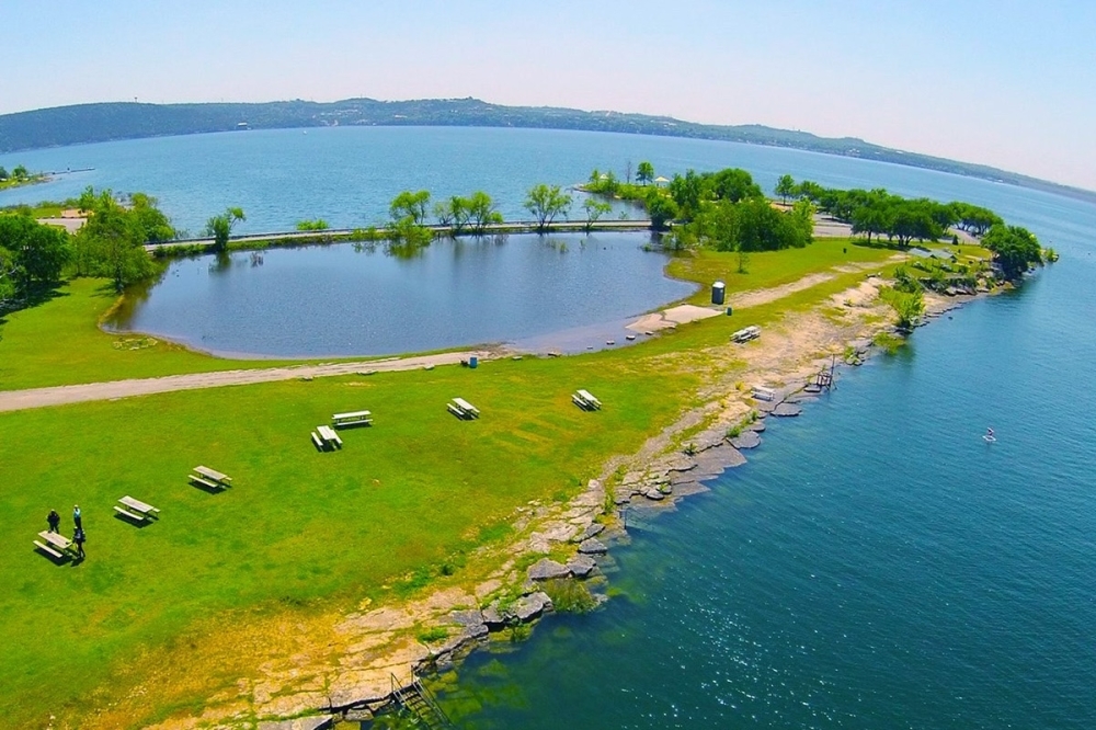 Windy Point Park is located on Lake Travis, 2 miles west of The Oasis. (Courtesy Windy Point Park Inc.)