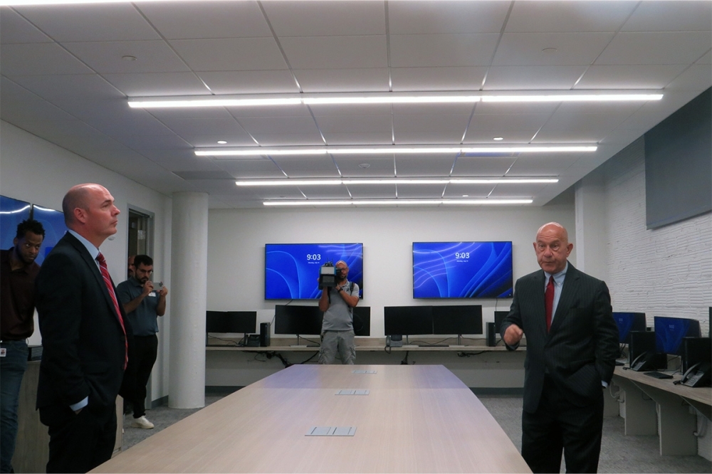 The 57,000 square-foot facility is housed in a building that is over 100 years old and was previously used as a cold storage warehouse and HPD’s property room. (Kevin Vu/Community Impact Newspaper)