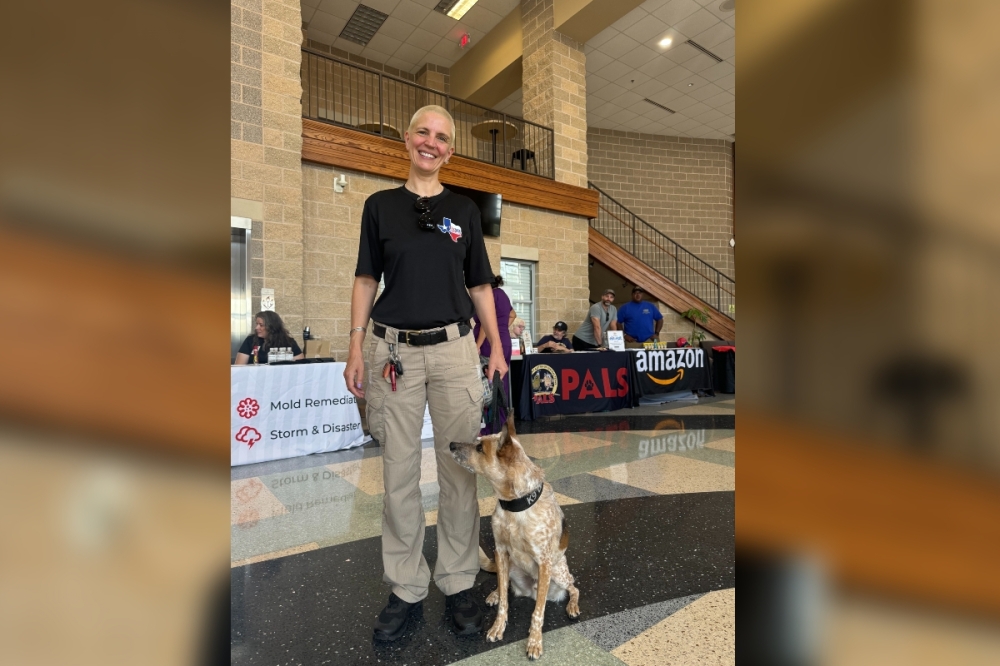 Texas Search and Rescue team member at the 2024 Hays County Emergency Preparedness Fair. (Courtesy Hays County)