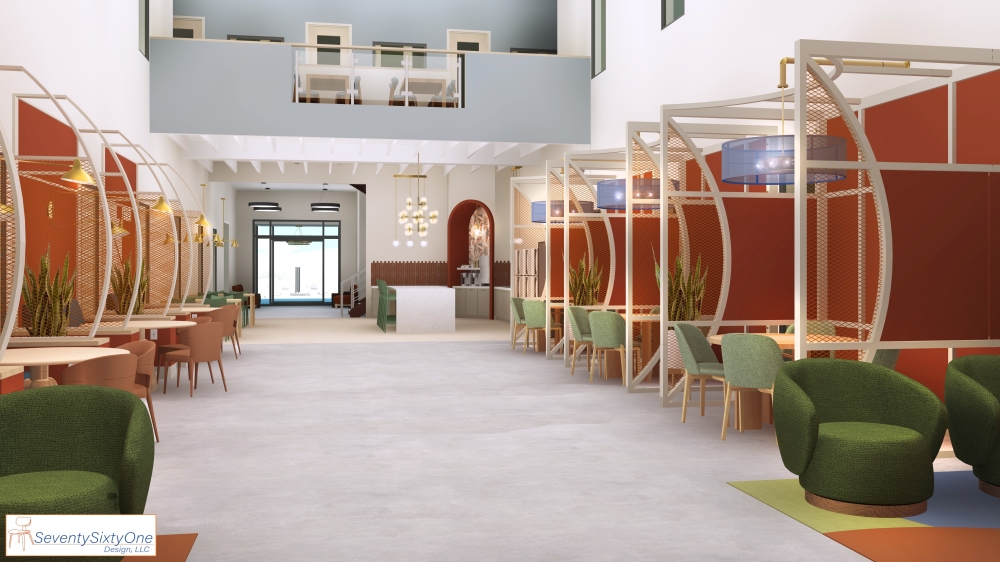 Coworking space at Caddo Office Reimagined in Frisco