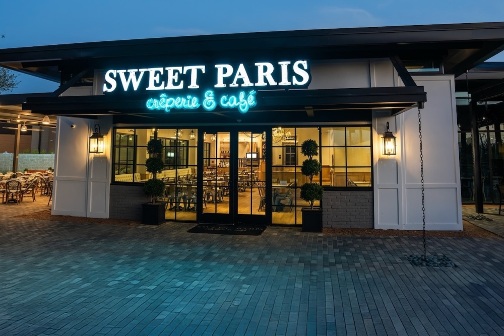 The new location is part of Village Green at Bridgeland Central. (Courtesy Sweet Paris Creperie & Café)