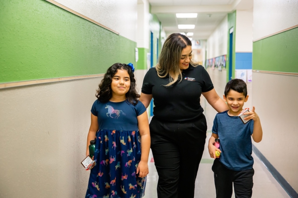 CISSA places full-time site coordinators into partnered schools to provide support, opportunity and assistance to students in need. (Courtesy Communities in Schools of San Antonio)