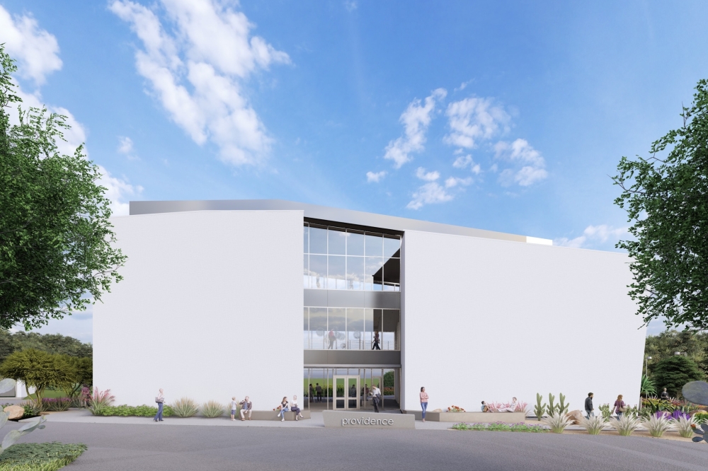 The Building's design is inspired by the architectural metaphor of hidden beauty. (Courtesy WestEast Design Group)