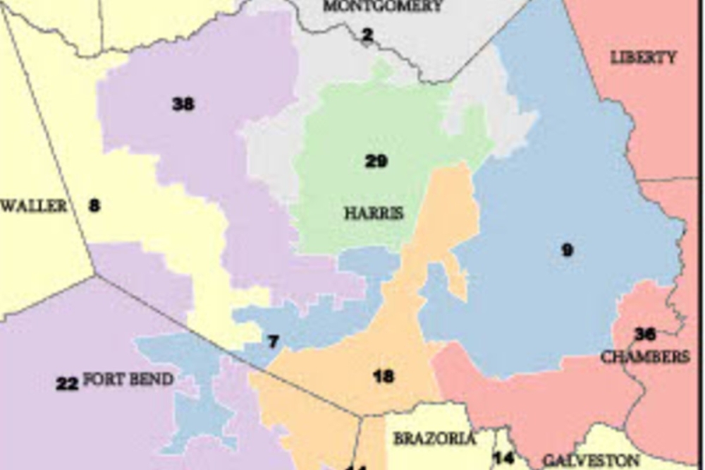Texas Congressional District proposed map. (Courtesy Texas Legislative Council)