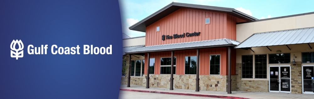 Blood donation center Fulshear flyer