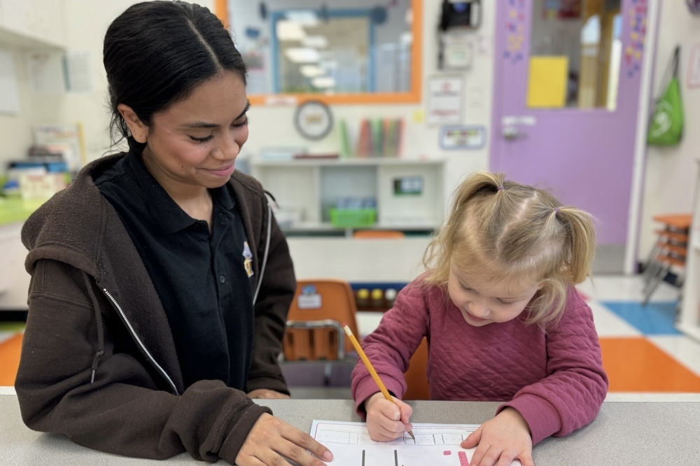 The center offers education services for children ages six weeks to five years old. (Courtesy The Learning Experience)