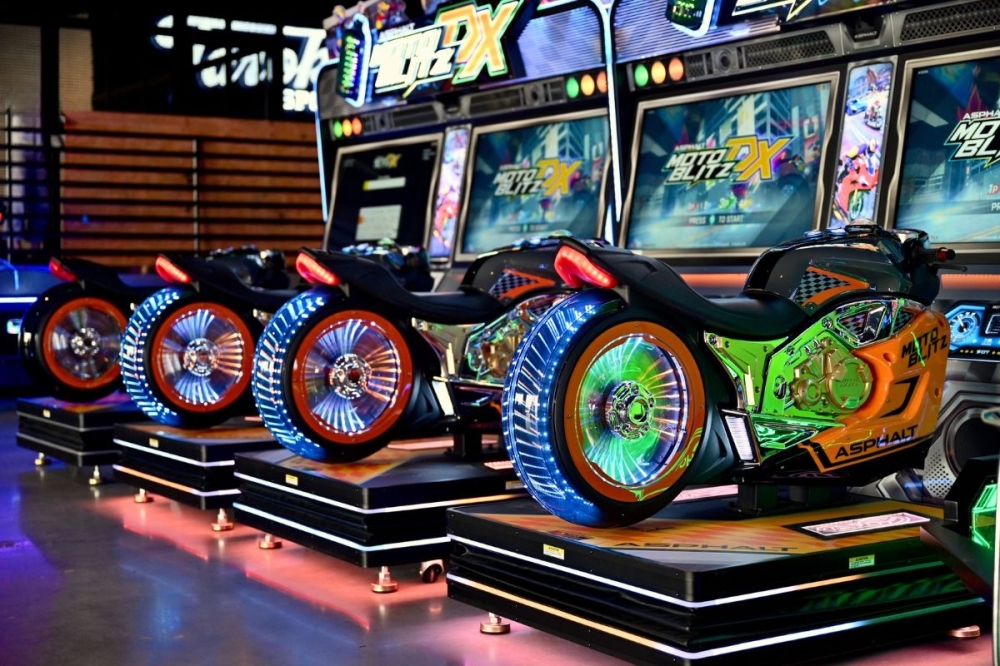 The entertainment venue offers batting cages as well as racing simulators, mini bowling and electronic darts. (Courtesy Taroko Sports)