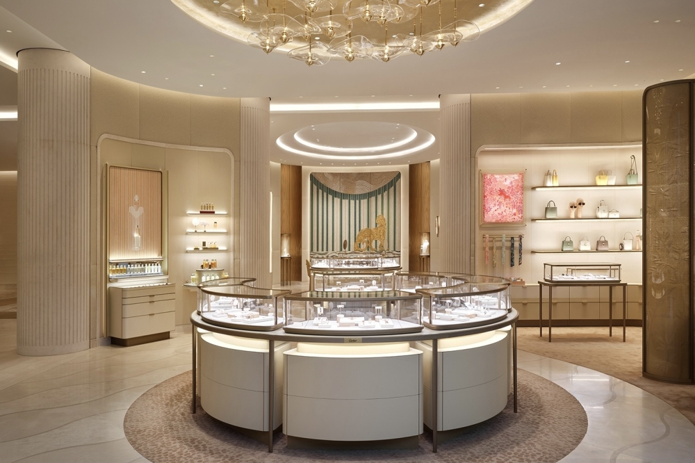 The Cartier boutique was redesigned by Paris-based firm Bidard and Raissi Architects. (Courtesy Cartier)