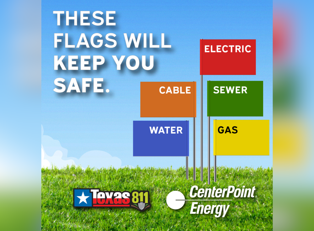 Chart explaining safe digging