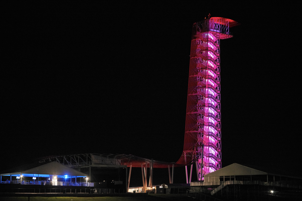 Circuit of the Americas will light up pink in honor of Abigail E. Keller on Aug. 16. (Courtesy Raul Buitrago)