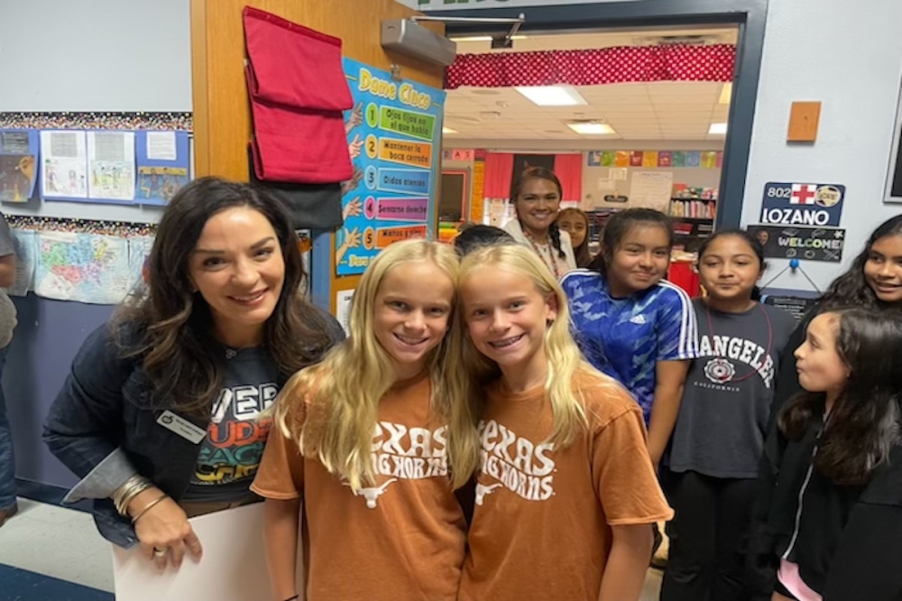 Nicole Gallegos (left), said she's been apart of the BEF for seven years, becoming President three years ago. (Courtesy Boerne Education Foundation)