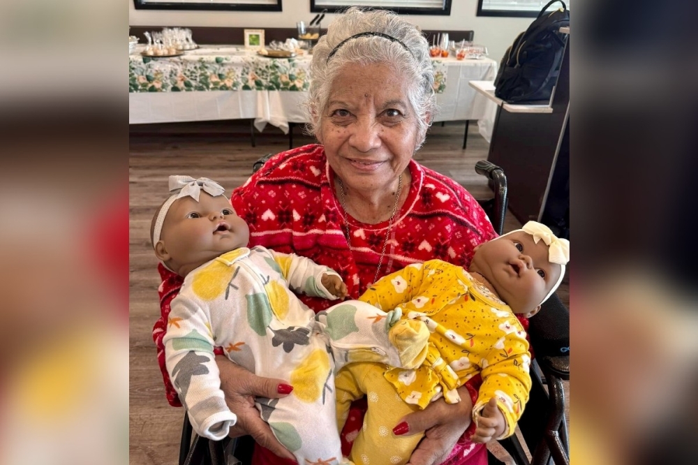 The Grand Baby Project has given out 5,000 therapy dolls and trained over 23 caregivers in almost 40 states across three different continents. (Courtesy The Grand Baby Project)