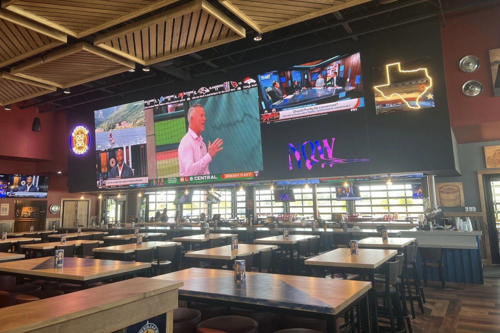 The restaurant has televisions scattered throughout for customers to enjoy sports games. (Courtesy BoomerJack's)