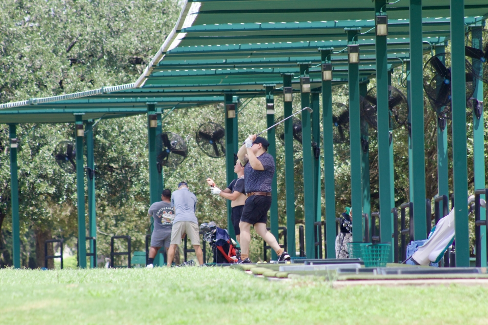 The golf course currently includes a practice facility, which, after renovations, will be turned into a double-decker driving range. (Cassandra Jenkins/Community Impact)