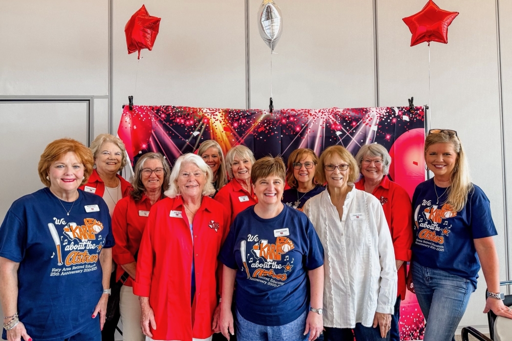 At the organization's annual reunion of educators—dubbed “Hooky Day”—on Aug. 13, Katy Area Retired Educators members celebrated 25 years of service and dedication to the education community. Though retired from their official roles, KARE members continue to shape the future of Katy through donations, volunteer efforts and scholarships, President Cheryl Glasser said.  (Courtesy Cheryl Glasser)
