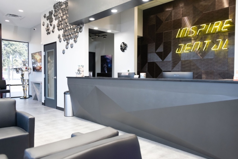 Lobby of Dallas dentist
